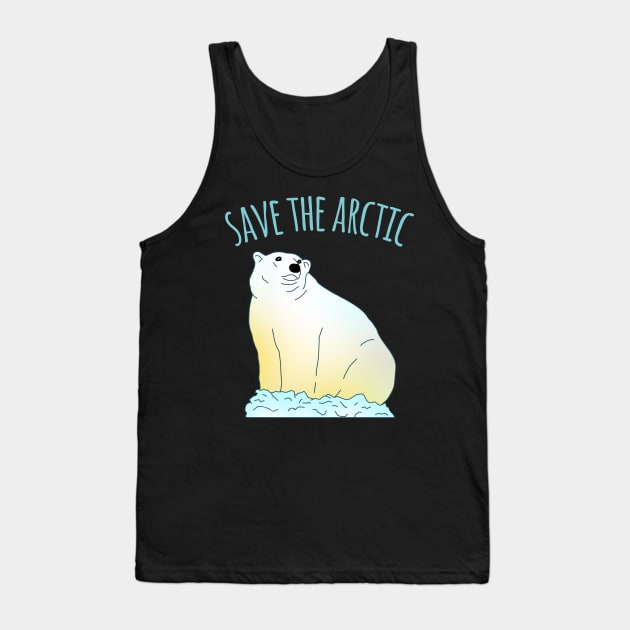 Save the arctic - polar bear doodle Tank Top by FandomizedRose